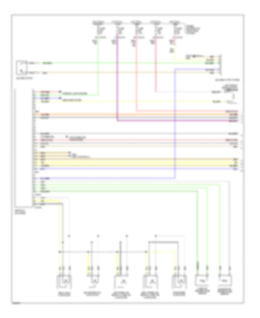 Automatic A C Wiring Diagram 1 of 2 for BMW X3 30i 2010