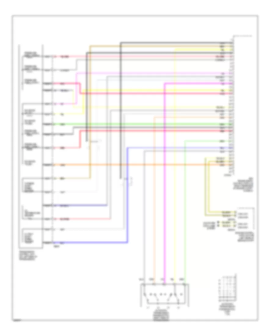 Transmission Wiring Diagram 2 of 2 for BMW 540i 2000