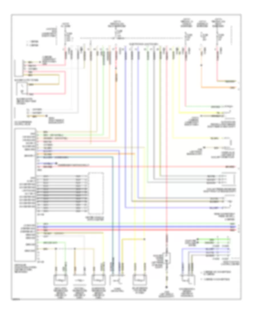 Automatic AC Wiring Diagram (1 of 2) for BMW 135i 2010