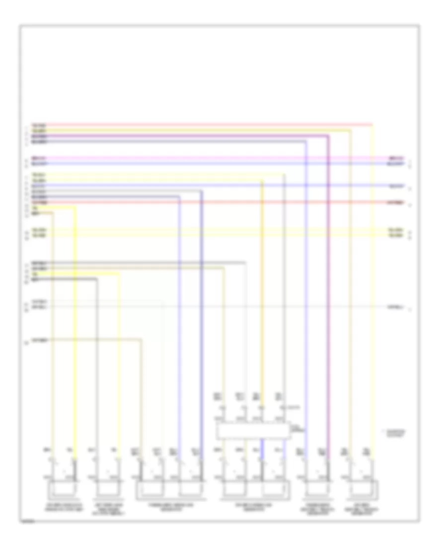 Supplemental Restraints Wiring Diagram 2 of 3 for BMW 740i 2000