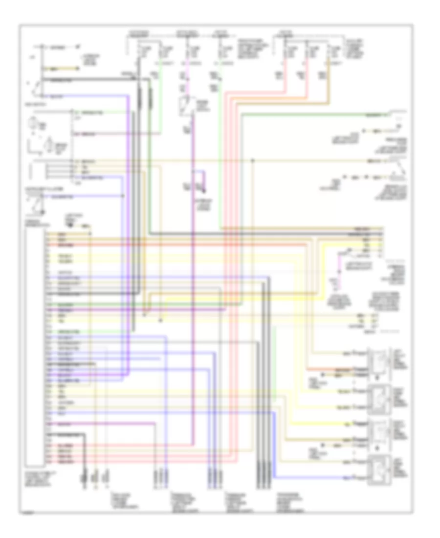 Anti lock Brakes Wiring Diagram with DSC Early Production for BMW M Coupe 2001