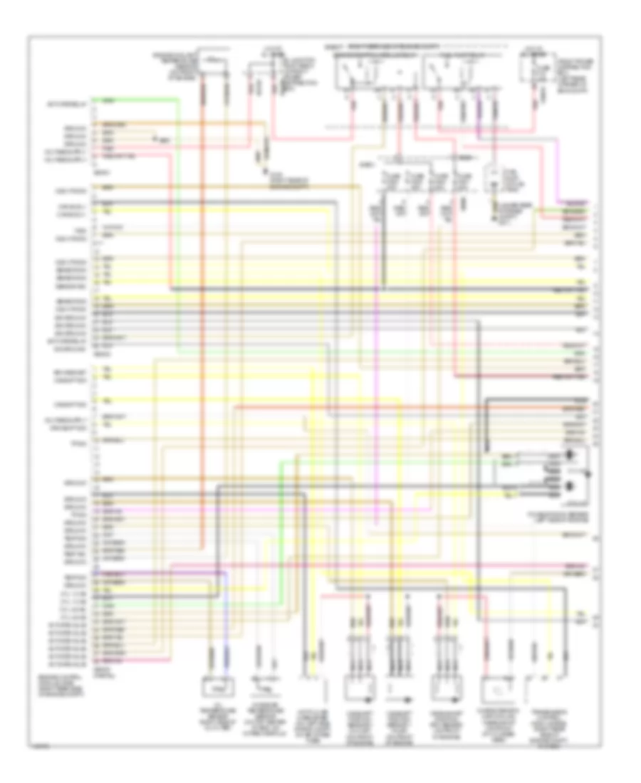 3.0L, Engine Performance Wiring Diagram (1 of 3) for BMW M Coupe 2001