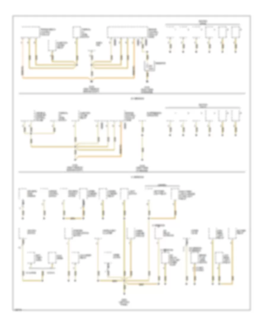 Ground Distribution Wiring Diagram 2 of 4 for BMW M Coupe 2001