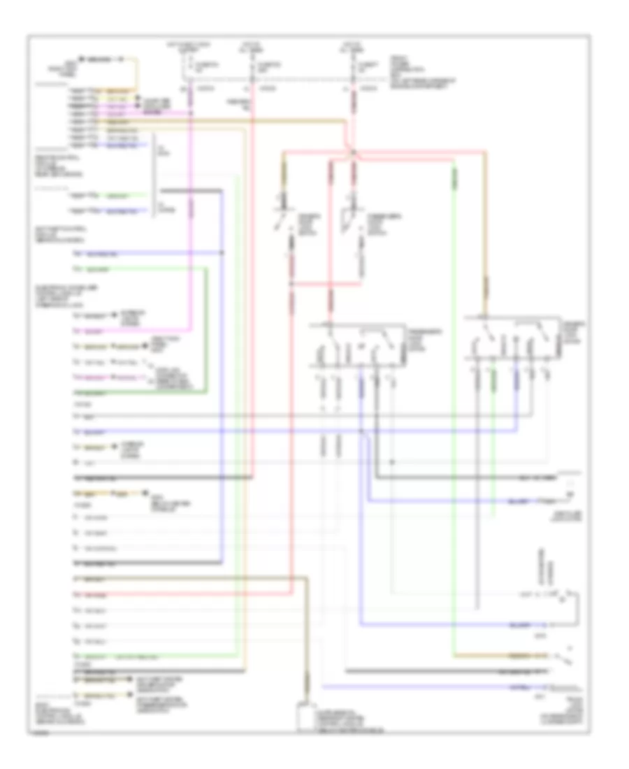 Power Door Locks Wiring Diagram Except M Version Coupe for BMW M Coupe 2001