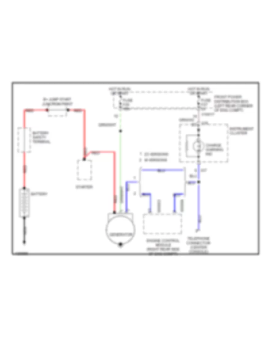 Charging Wiring Diagram for BMW M Coupe 2001