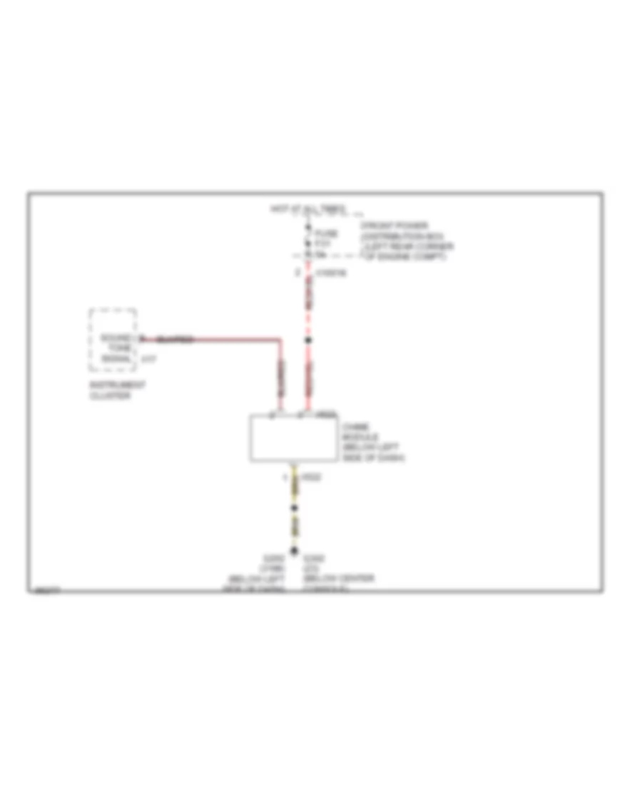 Warning Systems Wiring Diagram for BMW M Coupe 2001