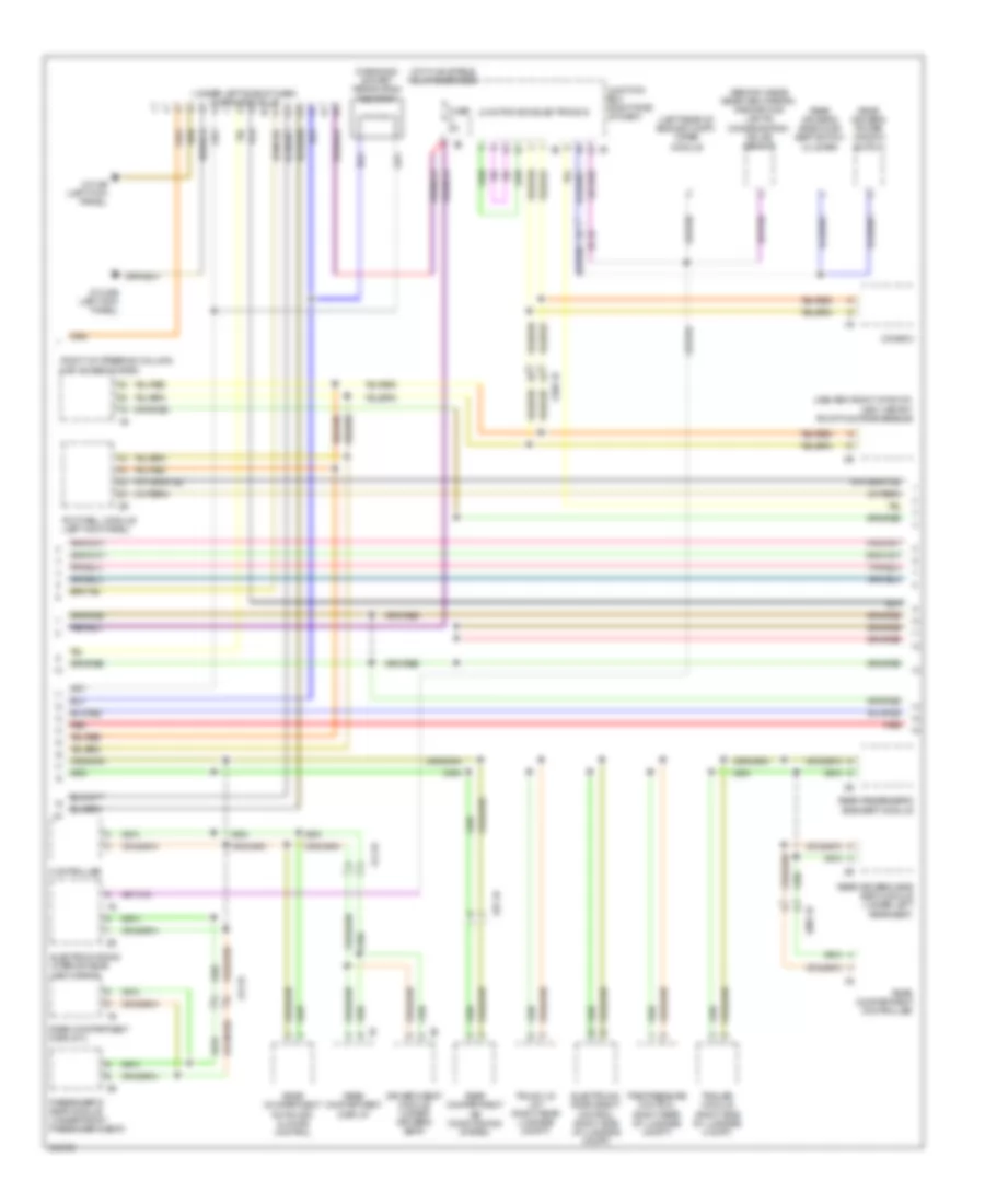 Computer Data Lines Wiring Diagram, Hybrid (2 of 3) for BMW 750Li 2012