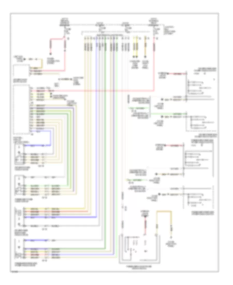 Power Windows Wiring Diagram for BMW 535i xDrive 2014