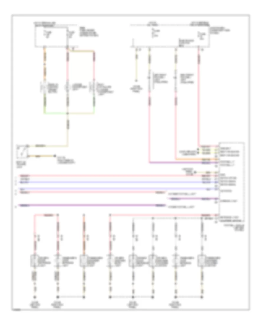 Courtesy Lamps Wiring Diagram (3 of 3) for BMW 640i Gran Coupe 2013