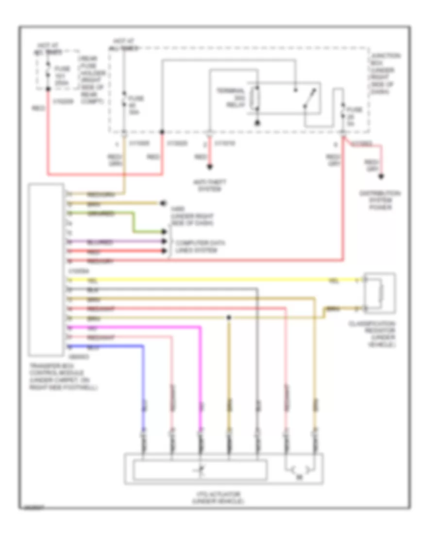 AWD Wiring Diagram for BMW M3 2011