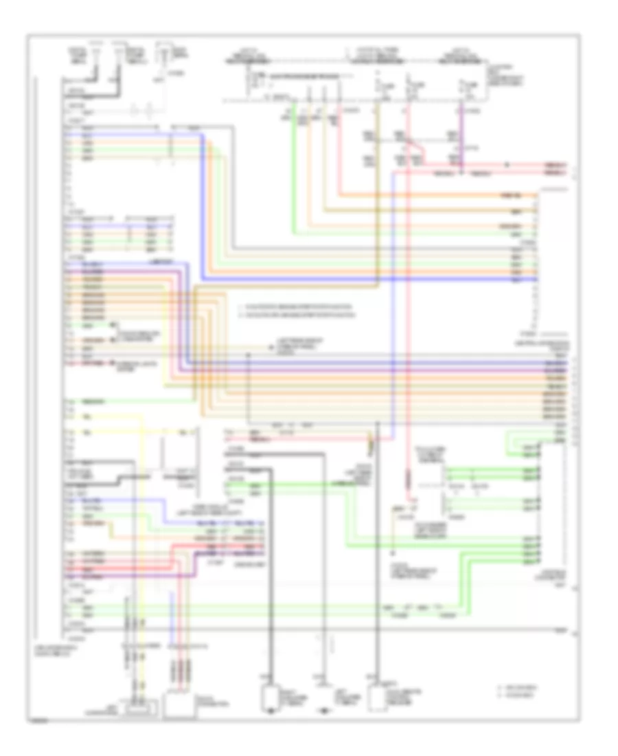 Navigation Wiring Diagram, Convertible with CIC  Hifi Radio (1 of 2) for BMW M3 2011