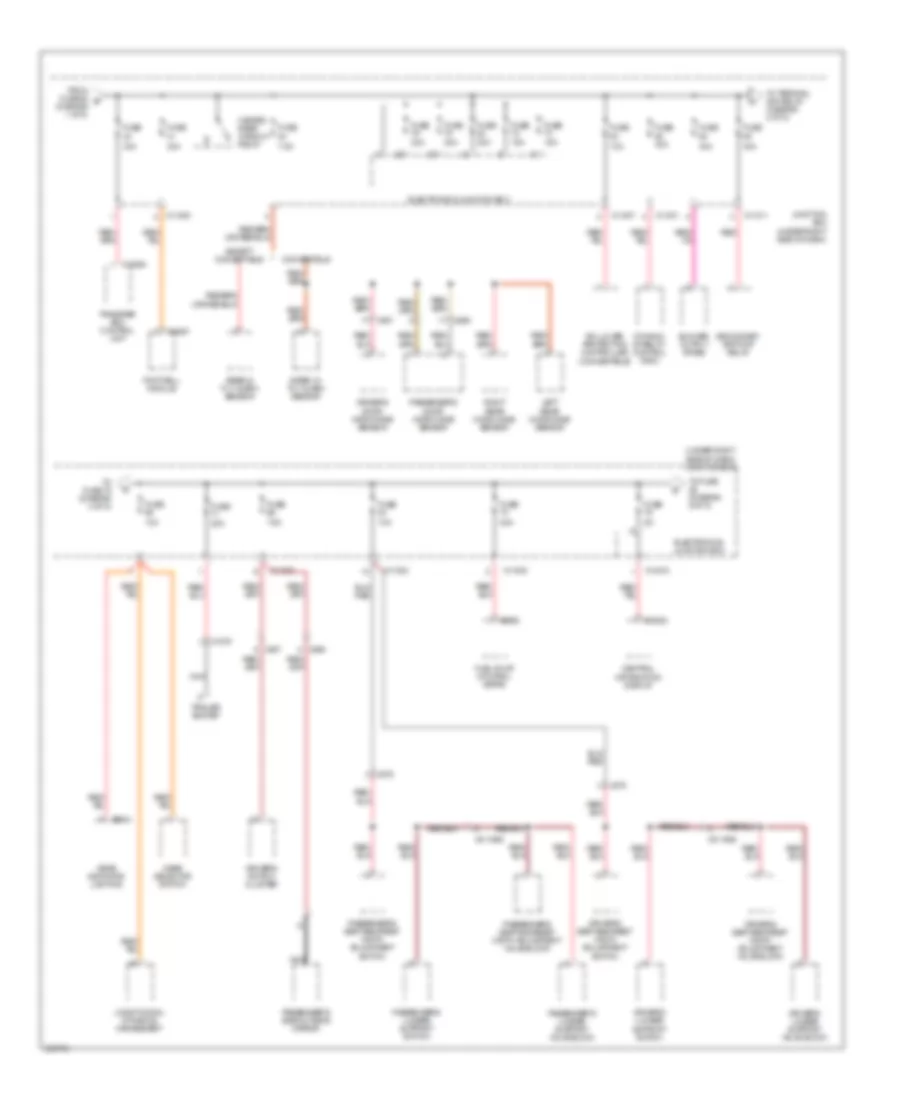 Power Distribution Wiring Diagram (2 of 5) for BMW M3 2011