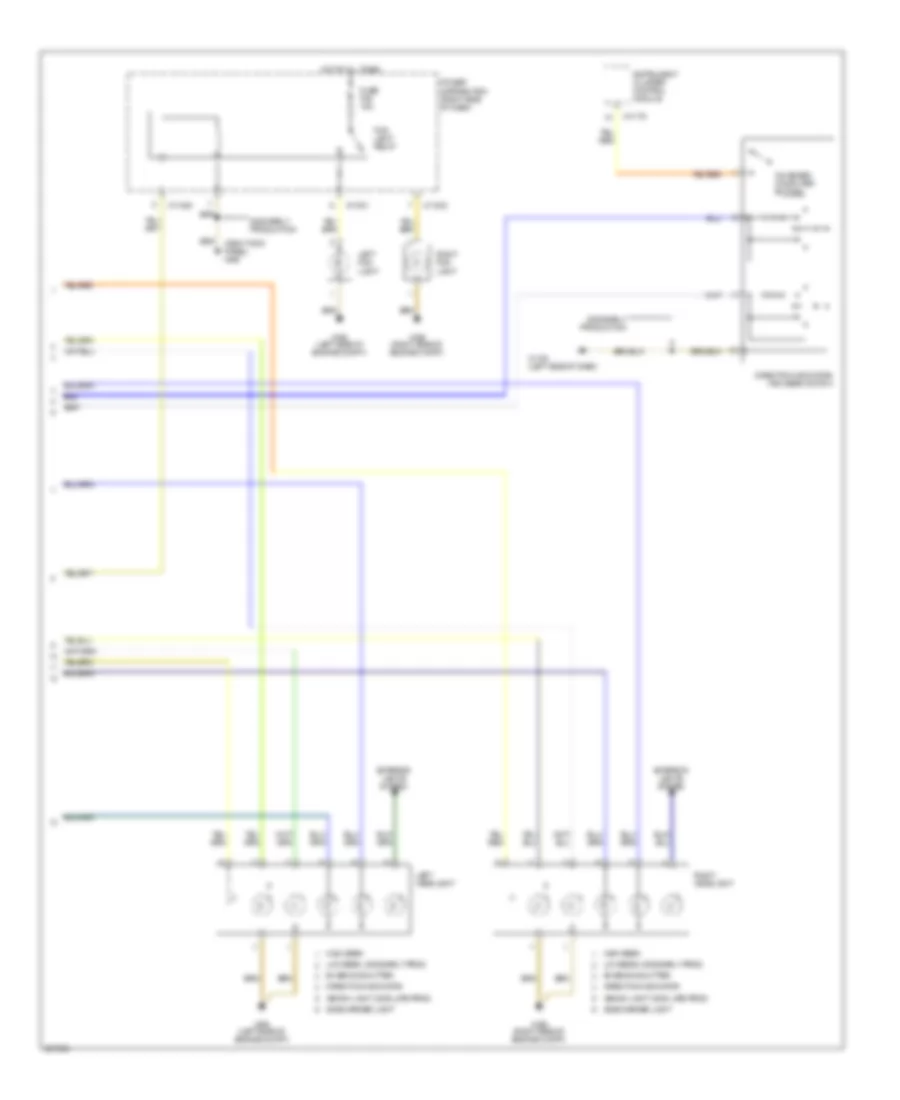 Headlamps Wiring Diagram (2 of 2) for BMW Z4 2006