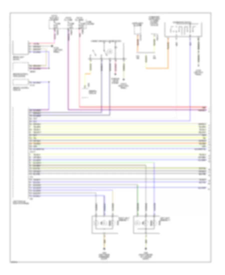 Exterior Lamps Wiring Diagram 1 of 2 for BMW X5 30i 2003