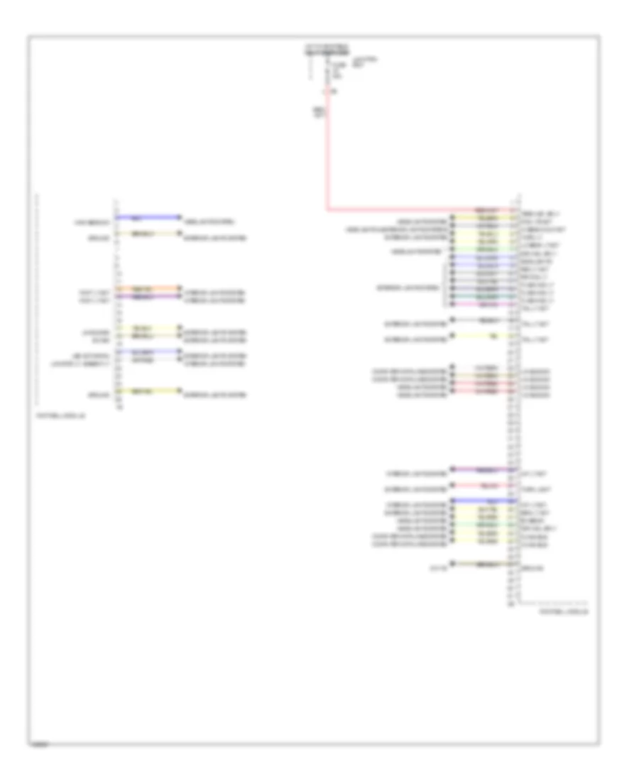 Body Control Modules Wiring Diagram 1 of 2 for BMW X3 28i 2011