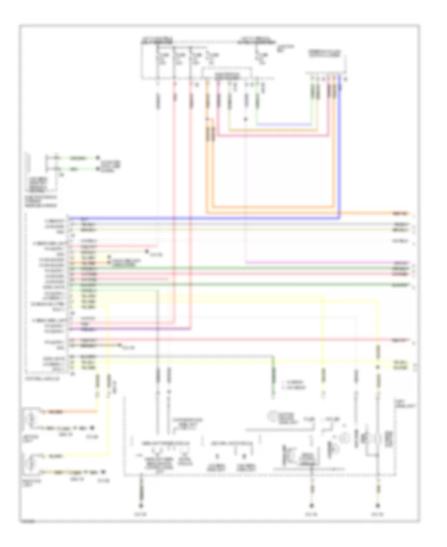 Headlights Wiring Diagram 1 of 2 for BMW X3 28i 2011