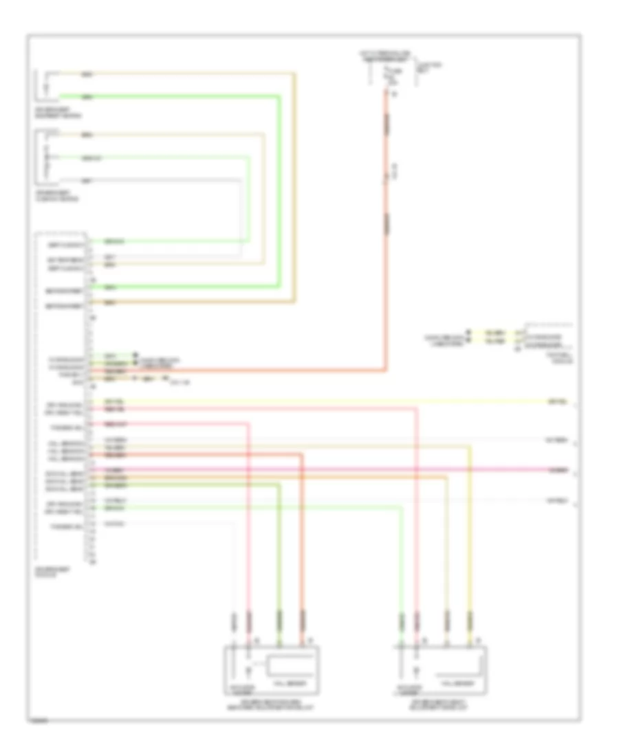 Memory Systems Wiring Diagram 1 of 2 for BMW X3 28i 2011