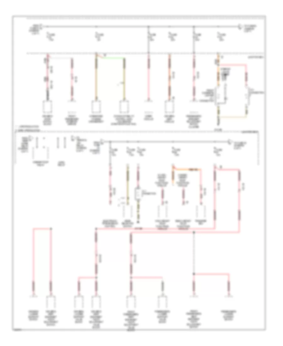 Power Distribution Wiring Diagram 4 of 7 for BMW X3 28i 2011