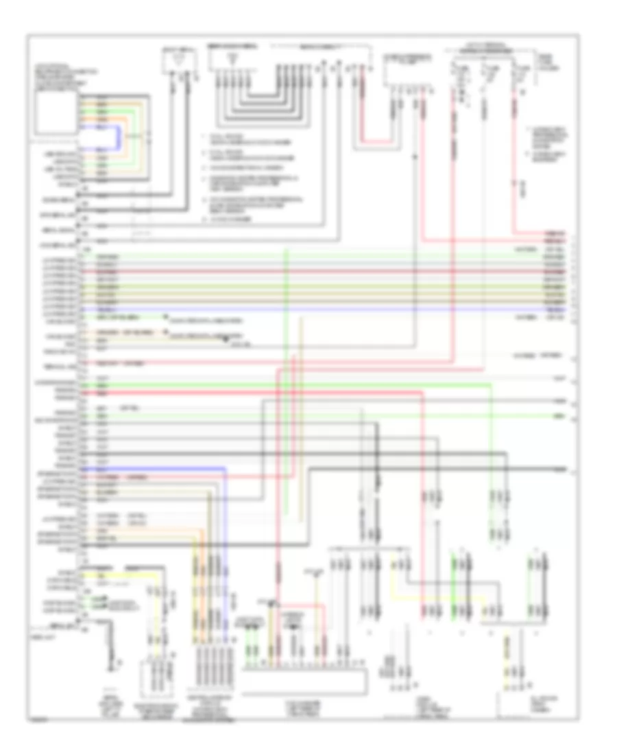 Base Radio Wiring Diagram 1 of 2 for BMW X3 28i 2011