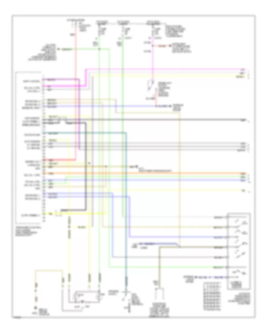 A T Wiring Diagram 1 of 2 for BMW M Coupe 2000