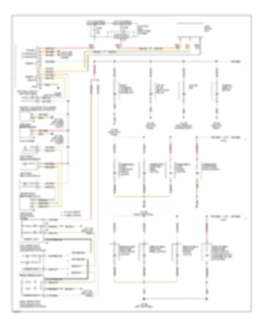 Instrument Illumination Wiring Diagram 1 of 2 for BMW 750Lxi 2012