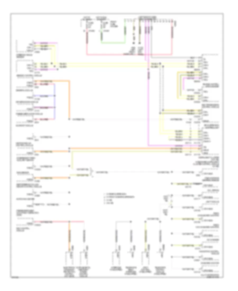 Computer Data Lines Wiring Diagram for BMW X5 44i 2003