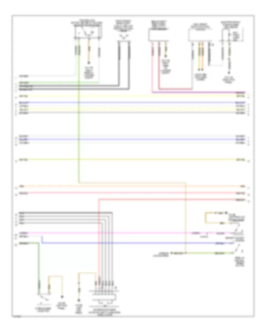 Anti-theft  Central Locking Wiring Diagram (2 of 3) for BMW 650i Gran Coupe 2013