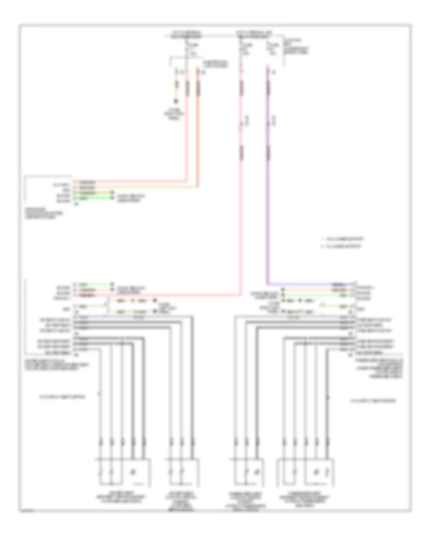 Front Heated Seats Wiring Diagram for BMW 650i Gran Coupe 2013