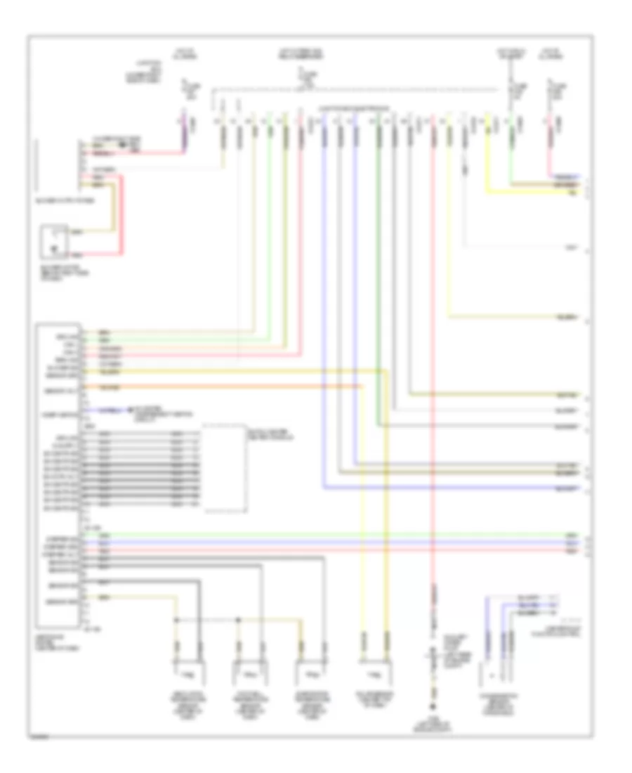 Automatic A C Wiring Diagram 1 of 2 for BMW 328i 2007