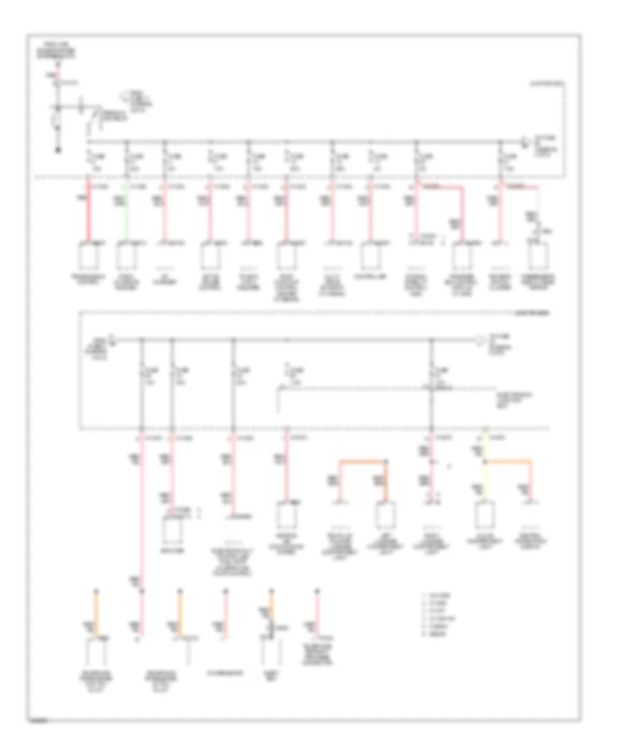 Power Distribution Wiring Diagram 4 of 5 for BMW 328i 2007