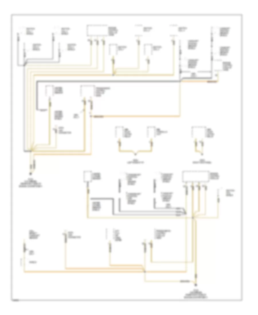 Ground Distribution Wiring Diagram 3 of 5 for BMW 318i 1993