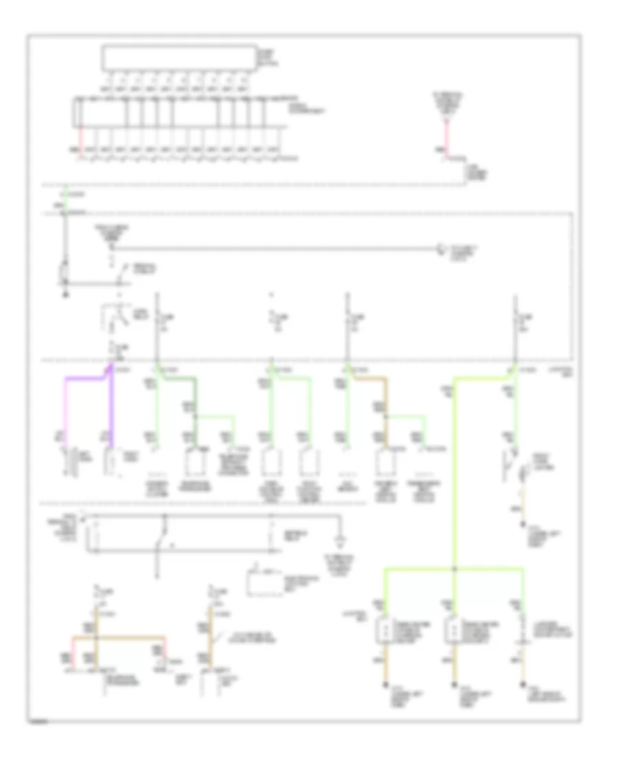 Power Distribution Wiring Diagram 3 of 5 for BMW 328xi 2007