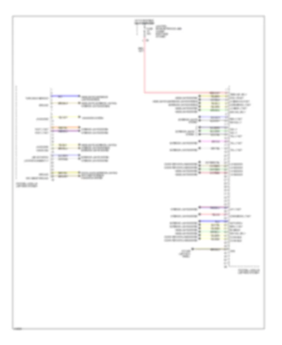 Body Control Modules Wiring Diagram 1 of 2 for BMW 650xi 2013