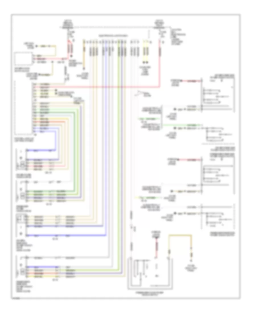 Power Windows Wiring Diagram for BMW 650xi 2013