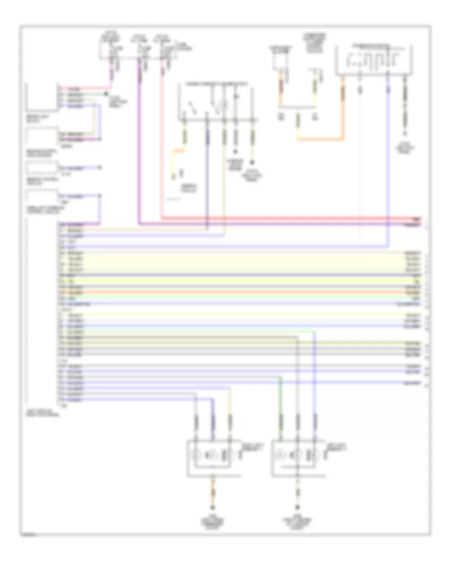 Exterior Lamps Wiring Diagram, Late Production (1 of 2) for BMW X5 44i 2000