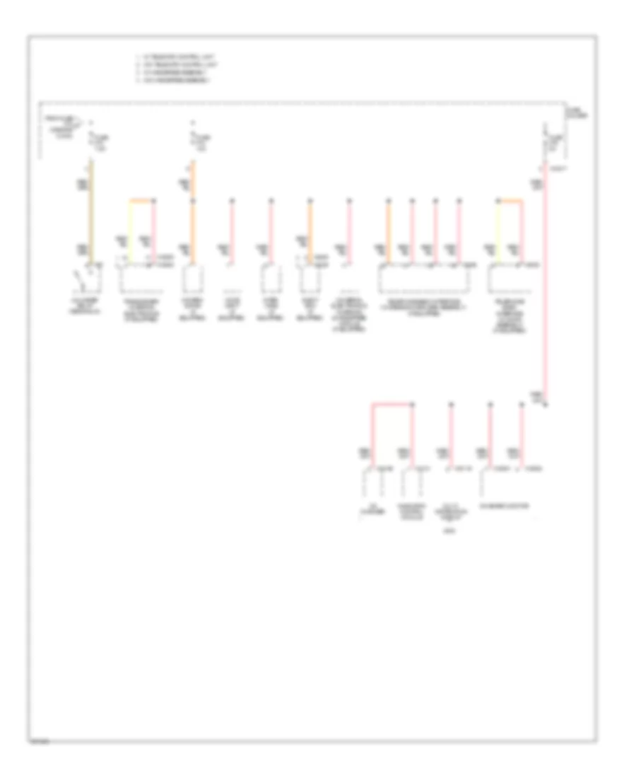 Power Distribution Wiring Diagram (6 of 6) for BMW X5 44i 2000