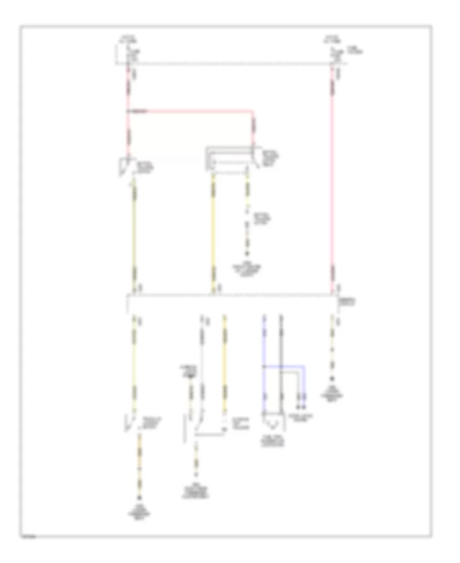 Trunk  Fuel Door Release Wiring Diagram for BMW X5 44i 2000