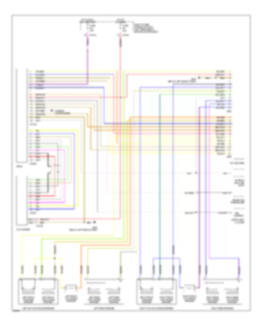 10 Speaker System Wiring Diagram Early Production for BMW 318is 1993