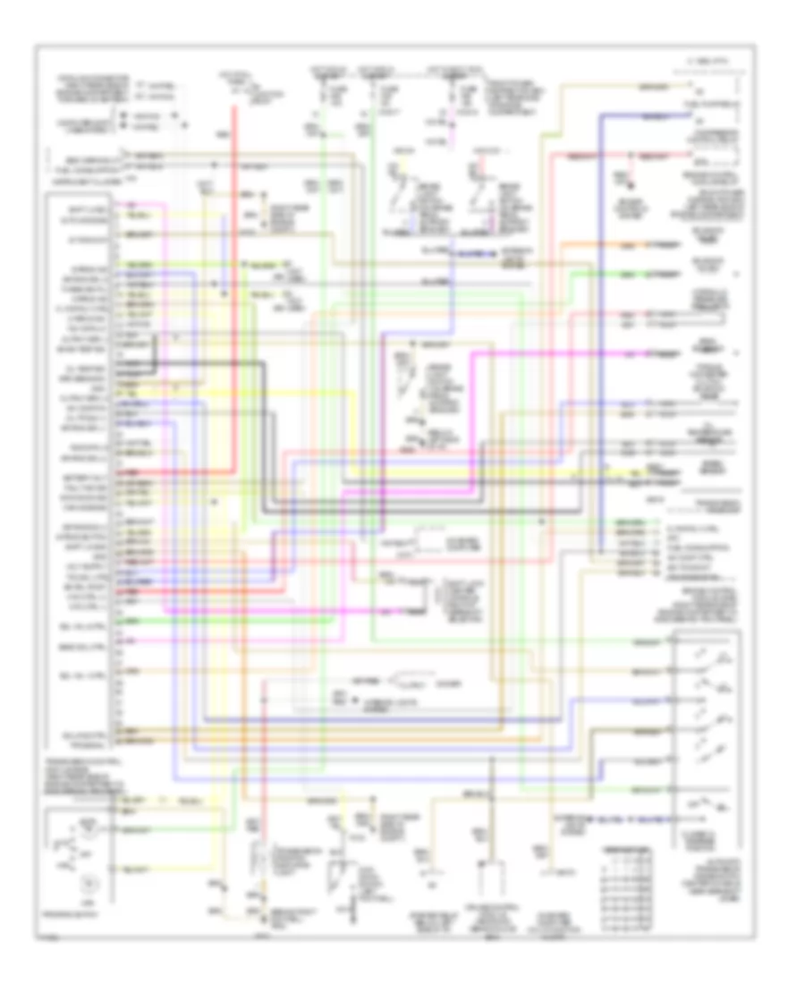 Transmission Wiring Diagram for BMW 318is 1993