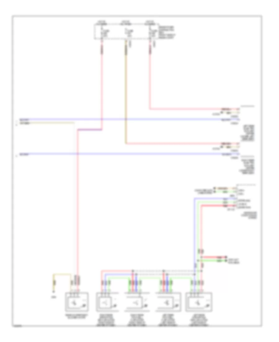 Rear Heater  A C Wiring Diagram 2 of 2 for BMW X5 35d 2011