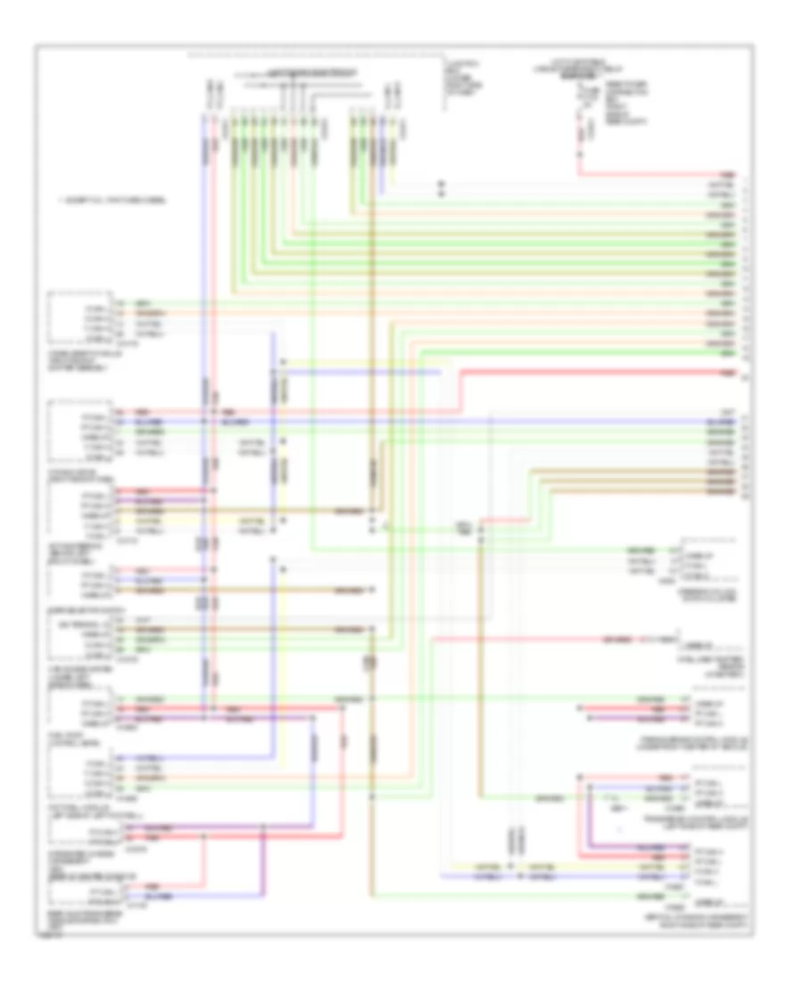 Computer Data Lines Wiring Diagram 1 of 3 for BMW X5 35d 2011
