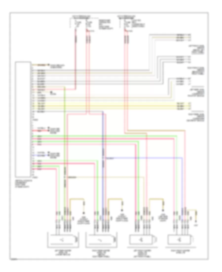 Electronic Damper Control Wiring Diagram for BMW X5 35d 2011