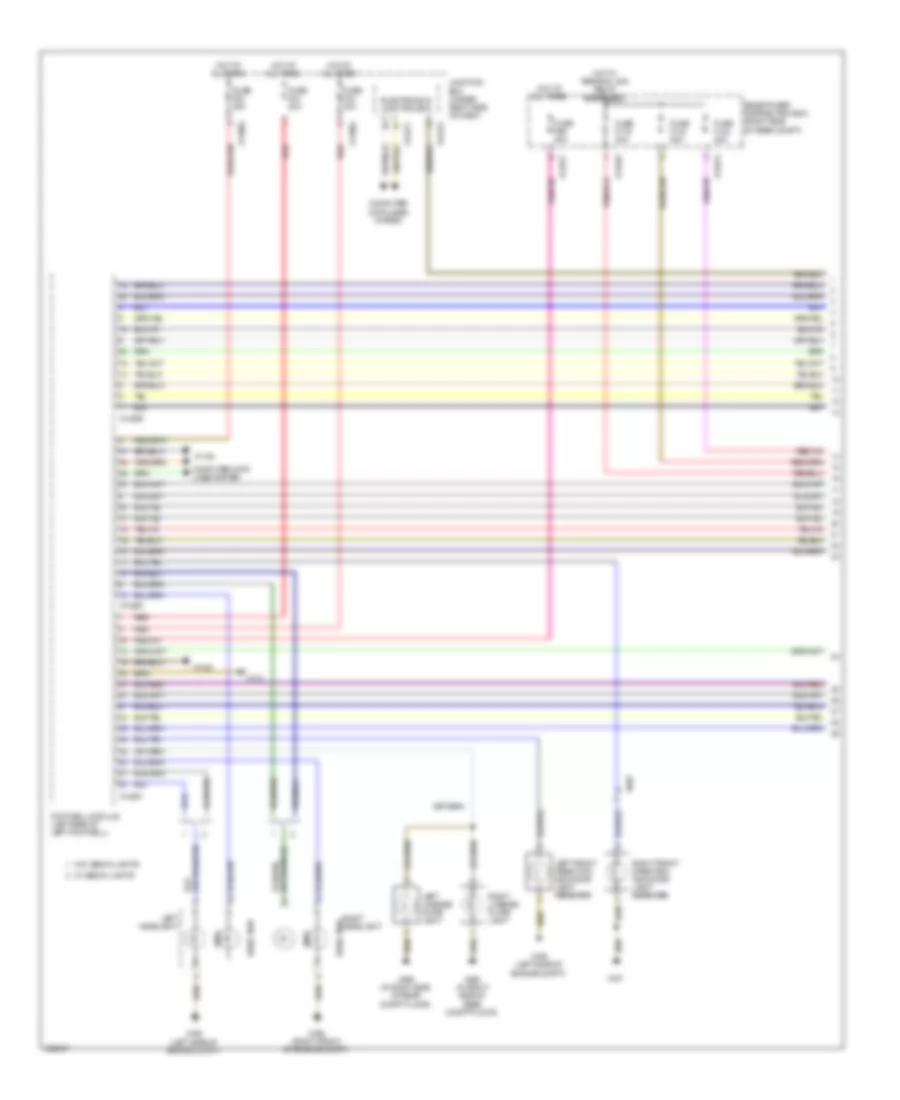 Exterior Lamps Wiring Diagram (1 of 3) for BMW X5 35d 2011