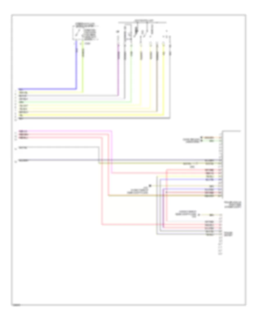 Exterior Lamps Wiring Diagram 3 of 3 for BMW X5 35d 2011