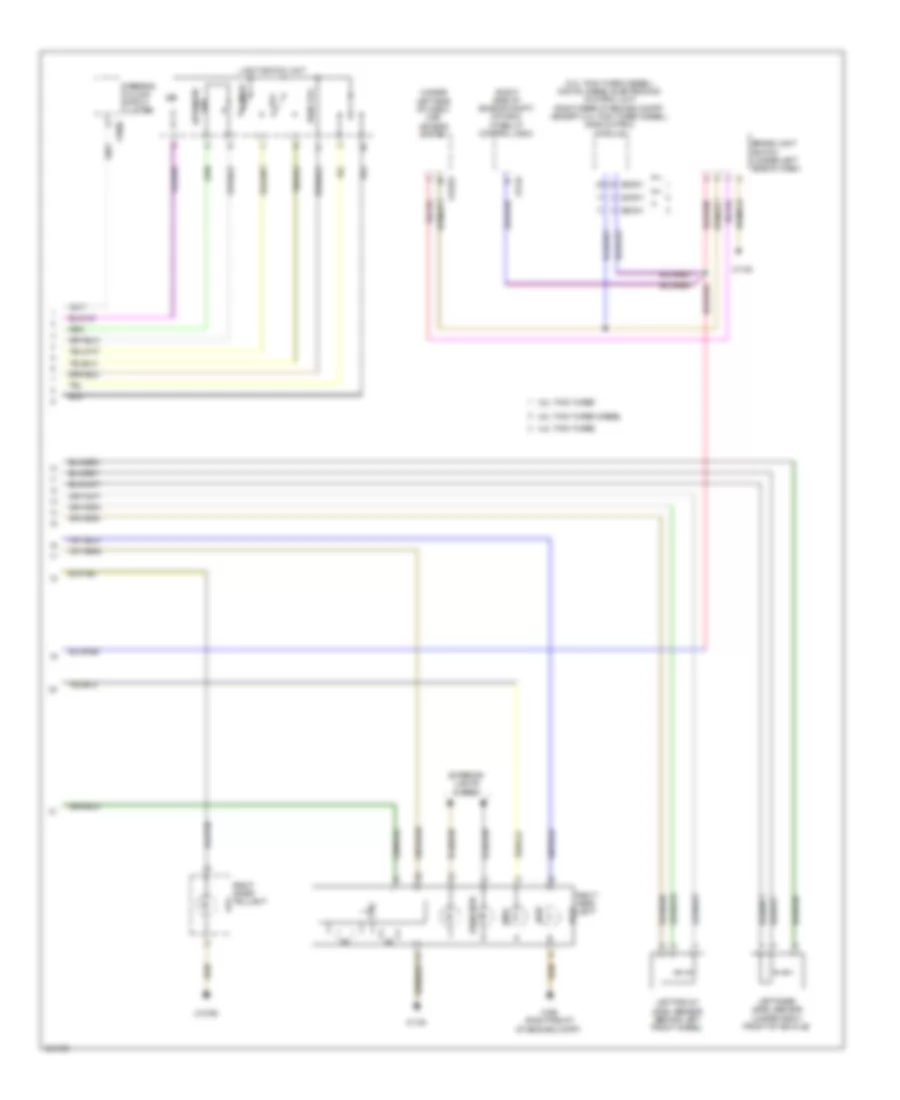 Adaptive Front Lighting Wiring Diagram (2 of 2) for BMW X5 35d 2011