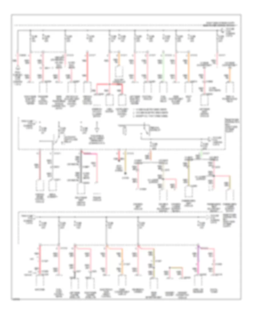Power Distribution Wiring Diagram (3 of 5) for BMW X5 35d 2011
