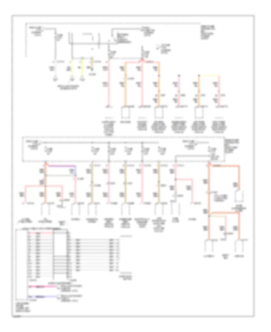 Power Distribution Wiring Diagram 5 of 5 for BMW X5 35d 2011