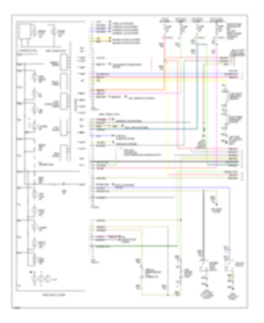 Instrument Cluster Wiring Diagram 1 of 2 for BMW Z3 2000
