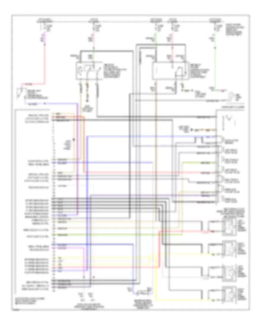 Anti lock Brake Wiring Diagrams for BMW 325i 1993