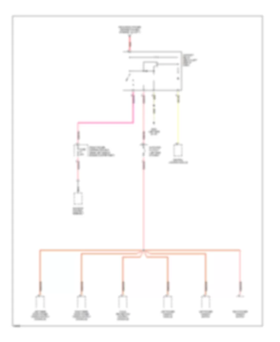 Power Distribution Wiring Diagram 7 of 7 for BMW 325is 1993